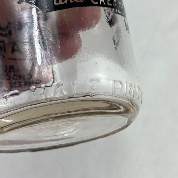 Vintage Hand's Dairy and Creamery Half Pint Milk Bottle Sidney Nebraska 1940s - Picture 10 of 10